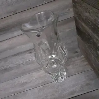 Borocrystal Czechoslovakia - Grote kristallen vaas (1) - Kristal