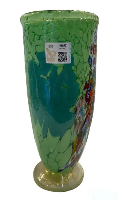 Imperio Rossi - Vaas met murrine - Glas