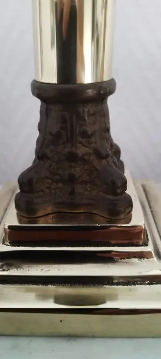 rare et ancienne balance de justice (1) - Koper, Marmer, Messing