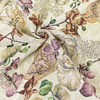 5.00 x 1.40 meter !!! Kostbare gobelinstof in fantasiebloemen en hartjes - Katoen, ander - 21e eeuw