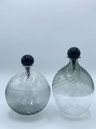 De Mio Giuliano - Flessen met doppen (2) - Glas