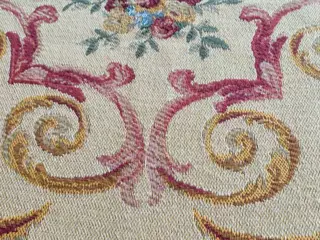 Tafelkleed, tafelmat. Tapijt - 140 x 137 cm - Katoen, Viscose - Midden 20e eeuw