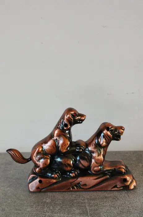 Set of decorative gas lighters (5) - Aluminium, IJzer (gegoten/gesmeed), Koper, Messing