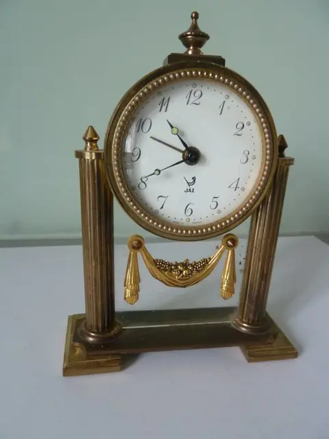 Oude Jaz wekker (1) - metalen glas