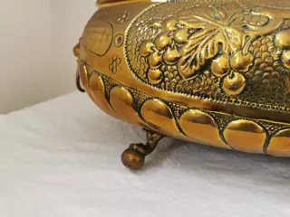 antieke Jardinière - Art Deco - Koper