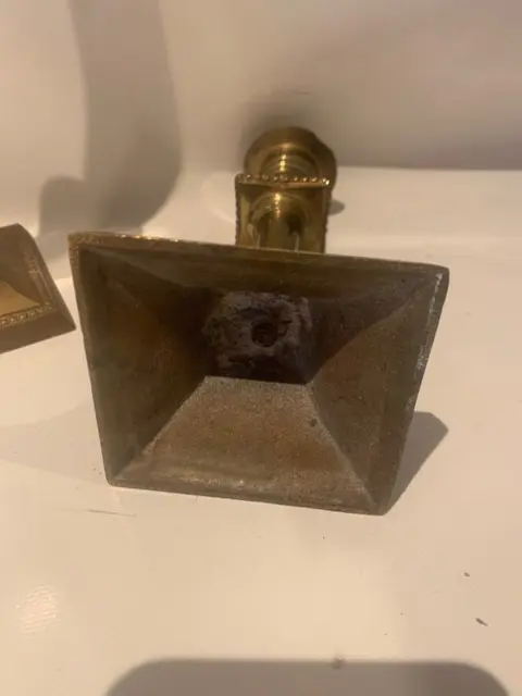 Kandelaar (2) - Messing