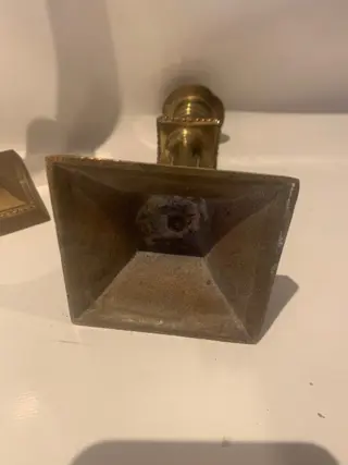 Kandelaar (2) - Messing