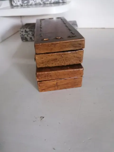 Opberg doosjes nog in originele barok doosjes (2) - Hout