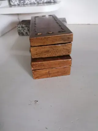 Opberg doosjes nog in originele barok doosjes (2) - Hout