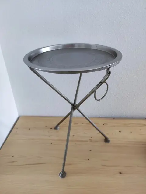 Prachtig inklapbaar tafeltje - metaal
