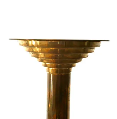 Kandelaar (2) - Art Deco - Messing