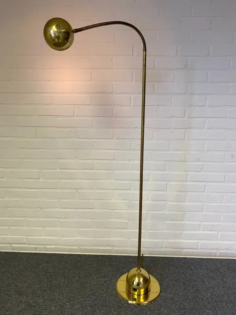 MOBO Light - Vloerlamp - Lees Lamp - 120 - 152 cm - Messing