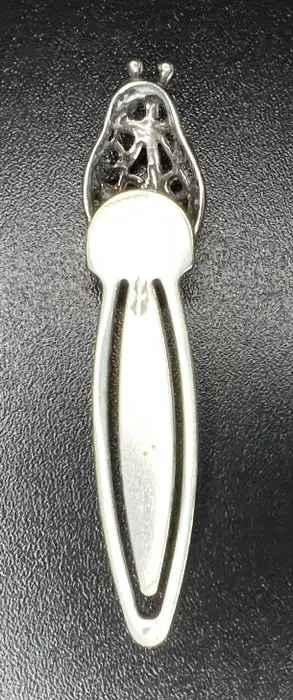 Zilveren boekenlegger, bladwijzer (1) - .800 zilver