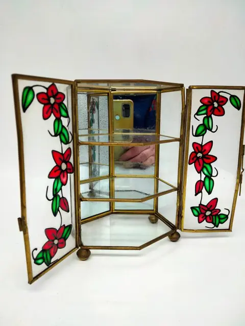 Etalage - Glas, Messing