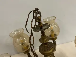 Hanglamp (1) - Glas, Messing