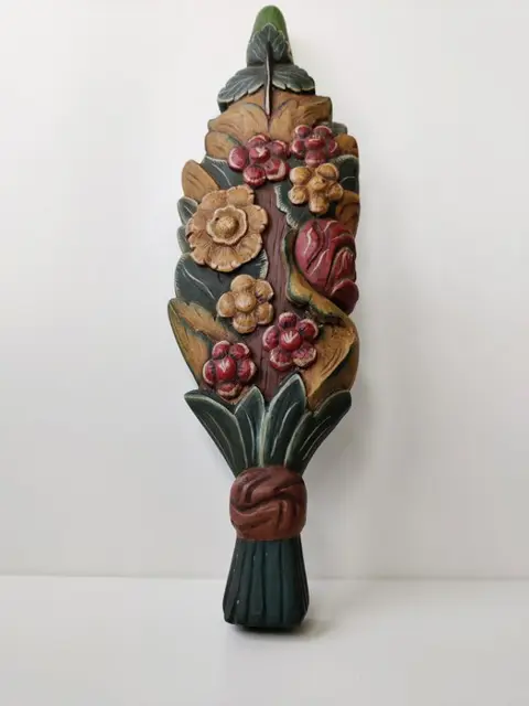 Antiek handgesneden houten ornament - Hout