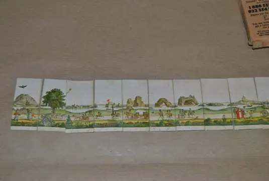 Gebroeders van Arem - Brothers Van Arum, - Alfabetisch Myriorama, samengesteld uit meer dan 100 objecten, gepresenteerd op 24 gekleurde kaarten (1) - Karton, Papier