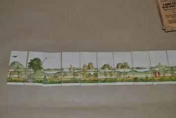 Gebroeders van Arem - Brothers Van Arum, - Alfabetisch Myriorama, samengesteld uit meer dan 100 objecten, gepresenteerd op 24 gekleurde kaarten (1) - Karton, Papier