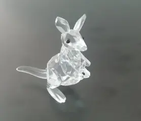 Swarovski - Kangoeroe met welp Joey - 181756 - Kristal