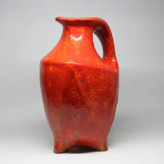 Hungarian arts and crafts company - Vloervaas uit het midden van de eeuw - Aardewerk