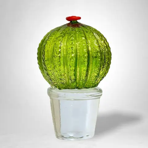 Lorenzo Ferro - Murano - Paar cactussen (2) - Glas