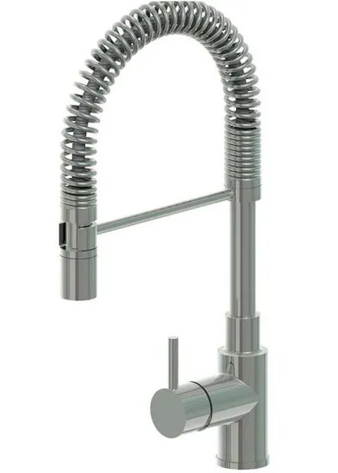 RVS keukenkranen met uittrekbare douche