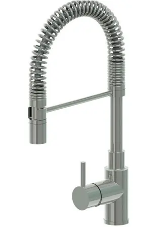 RVS keukenkranen met uittrekbare douche