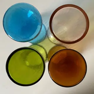 Glasfabriek Leerdam - Hyacint Glazen (bloembolglazen) (8) - Glas