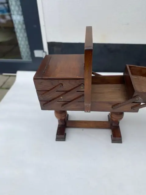 Eikenhouten accordeon naaidoos - Modern - Hout (Eik)