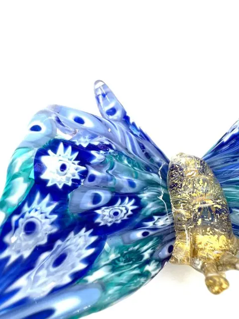 Vlinder met murrine - Glas
