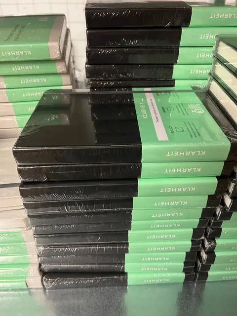 20 Stück KLARHEIT CALENDAR (English Version) Week to View Diary, Undated with 53 Weeks, with - briefpapier, ongedateerde kalender, ontwerp, (20) - Modern - Leder