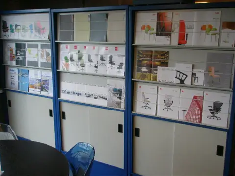 5x Folderkast H195cm.