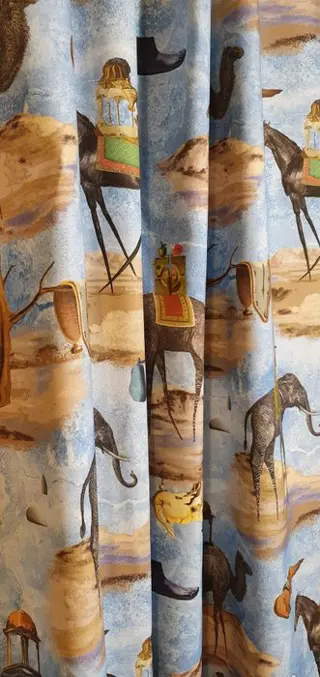 Stof met print van Salvador Dalì - 300 x 280 cm - Katoen - 21e eeuw