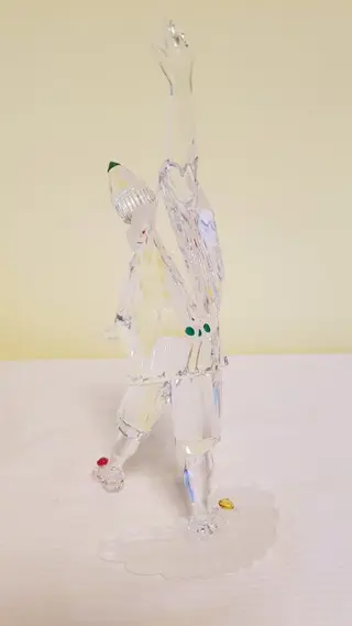 Swarovski - SCS - Annual Edition 1999 - Pierrot 230586 + Title plaque - Kristal