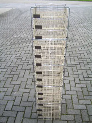 1x 15-ladig stalen rek