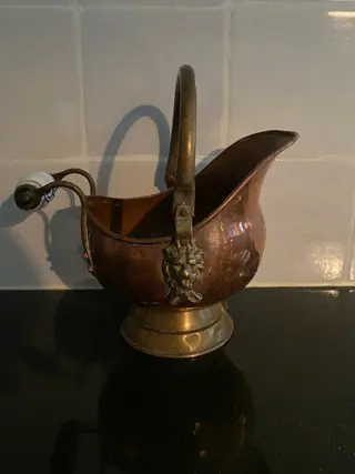 Koperen waterpot/helmpotten (3) - Koper