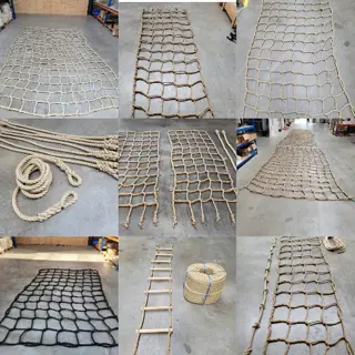 Klimnetten voor survival en klimtoestellen