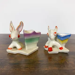 Set van 5 zeldzame vroege Goebel-beeldjes - TMK1 - Porselein