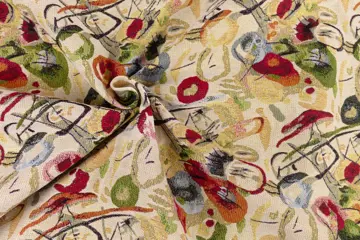 5.00 x 1.40 METER!!!! Kandinsky-stijl Geweldige gobelin-stof - Katoen, ander - 21e eeuw