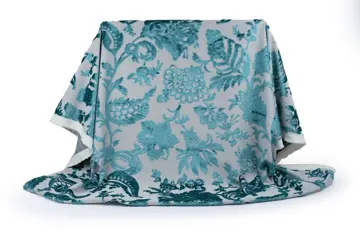 4.90 x 1.40 meter !! Geweldig 100% made in Italy jacquard fluweel - Katoen, ander - 21e eeuw