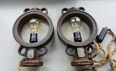 Bureaulamp, Muurlamp, Plafondlamp, Tafellamp (2) - Staal