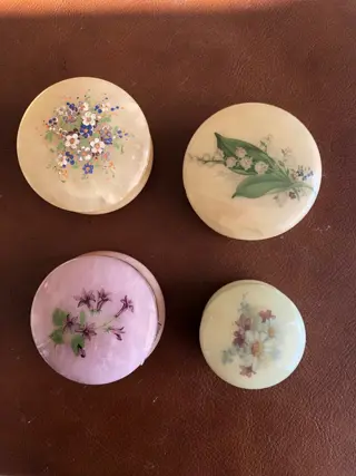 Juwelendoosje (4) - Art Deco - Albast