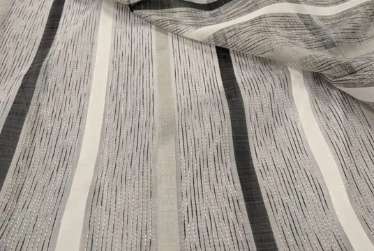 Superzacht linnen gordijn gesneden - 600 x 290 cm - Hars/polyester, Linnen - 21e eeuw