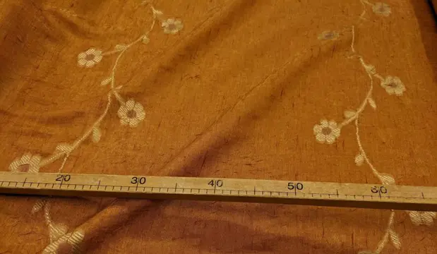 Prachtige zijdemix devorè - 645 x 300 cm - Zijde, PL - 21e eeuw