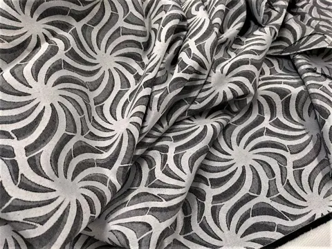 Jacquard snijverwerking garen geverfd hoog gewicht 610 x 180 !!!! cm - Katoen, Polyester - 21e eeuw