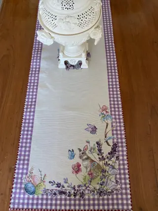 140 x 45 cm - Paasloper - Hars/polyester, Katoen - 21e eeuw