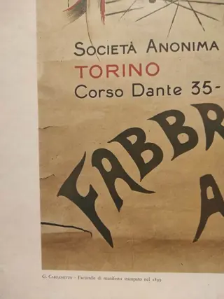 G.Carpanetto - Poster (1) - Kunst en ambachten - Papier