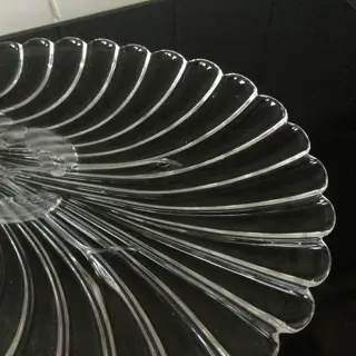 Walther Glas - Kreeftenschaal (L. 43 cm) - Glas