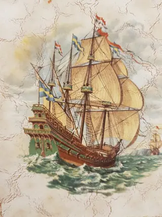 piedestal / plantentafel / bloementafel - Eik