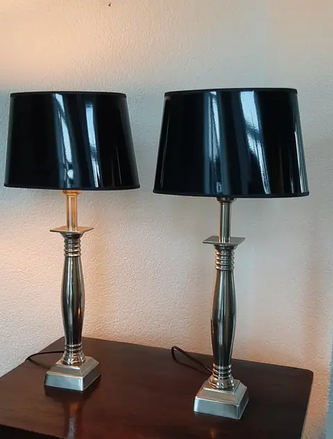 Light makers - Tafellamp (2) - Metaal Verchroomd (Zilverlook)